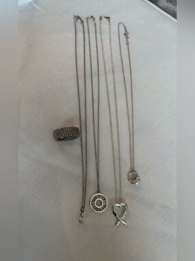Tiffany-Like Necklaces and Ring